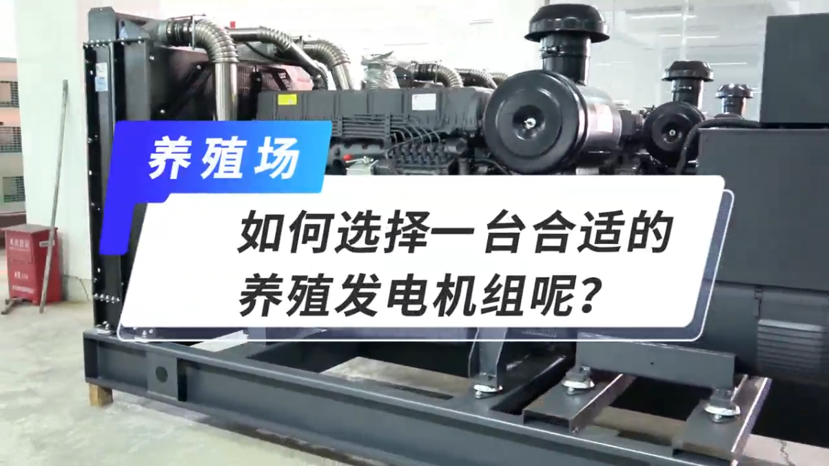 「視頻」如何選擇一臺(tái)合適的養(yǎng)殖發(fā)電機(jī)組呢？